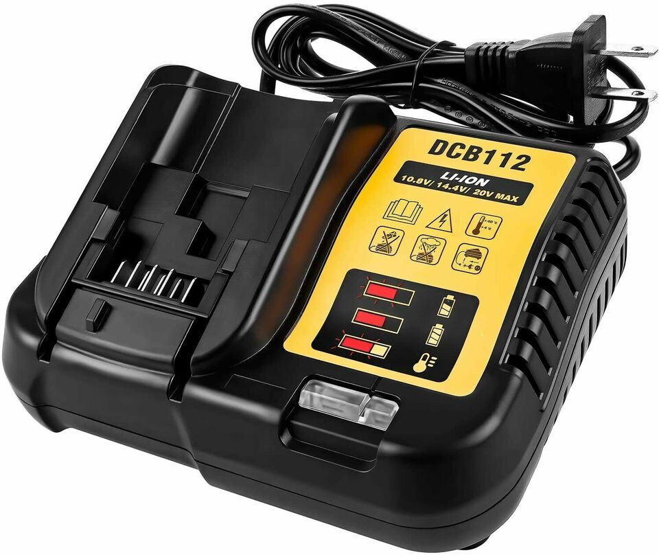 DCB112 DCB107 DCB105 Charger for Dewalt 20V 12V Li-ion Battery DCB112 DCB107 DCB105 Charger for Dewalt 20V 12V Li-ion Battery